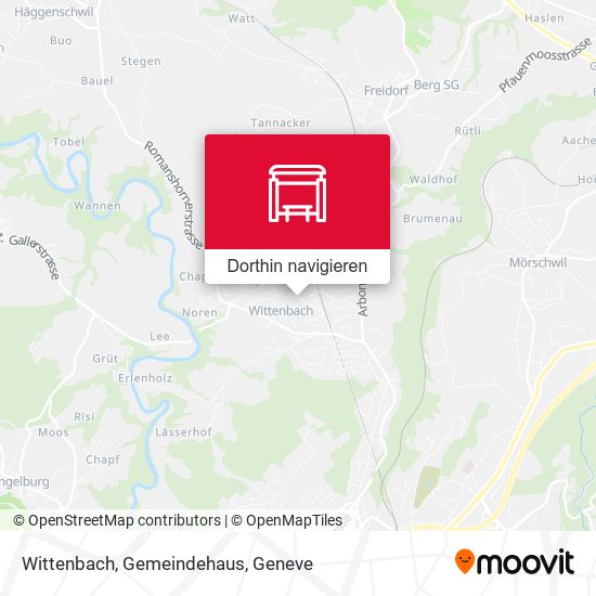 Wittenbach, Gemeindehaus Karte
