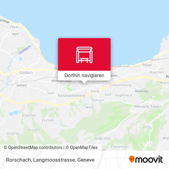 Rorschach, Langmoosstrasse Karte