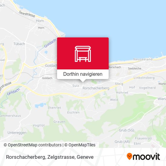 Rorschacherberg, Zelgstrasse Karte