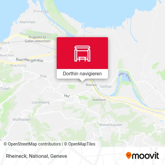 Rheineck, National Karte