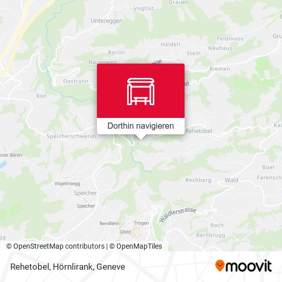 Rehetobel, Hörnlirank Karte