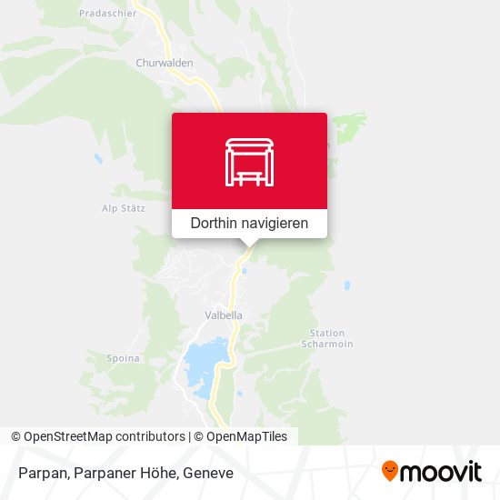 Parpan, Parpaner Höhe Karte