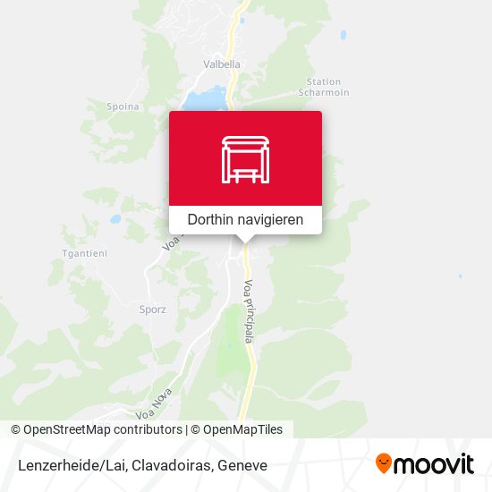 Lenzerheide/Lai, Clavadoiras Karte