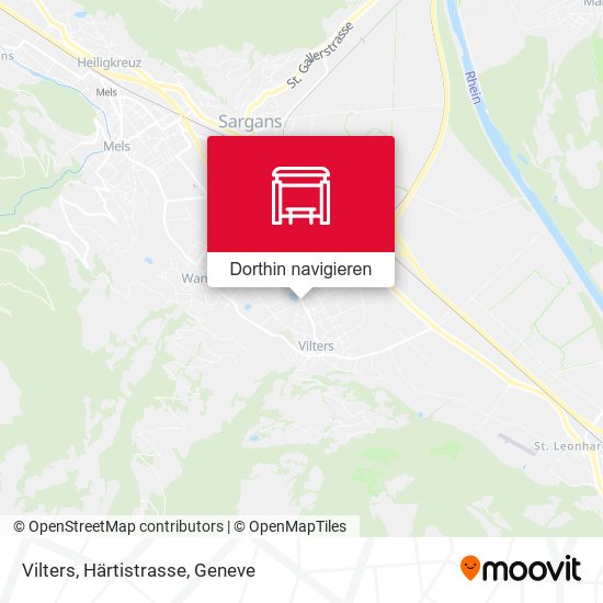 Vilters, Härtistrasse Karte