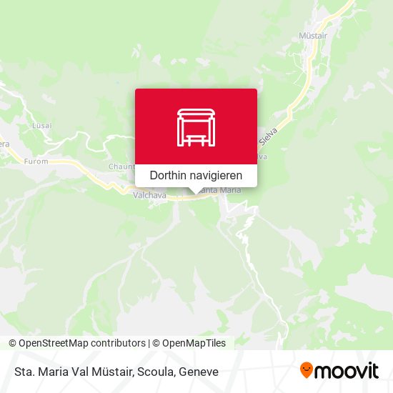 Sta. Maria Val Müstair, Scoula Karte