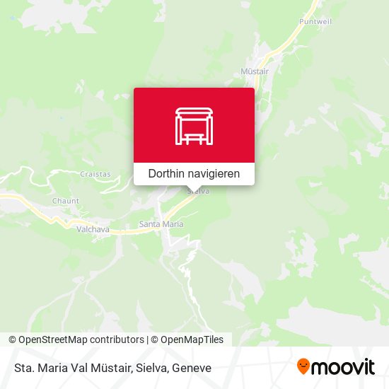 Sta. Maria Val Müstair, Sielva Karte