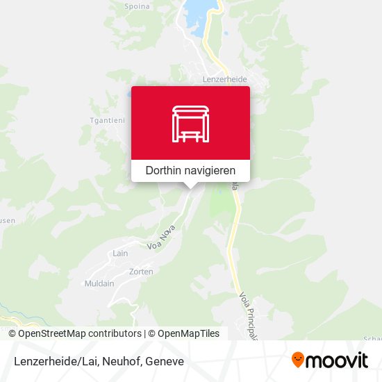 Lenzerheide/Lai, Neuhof Karte