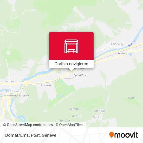 Domat/Ems, Post Karte