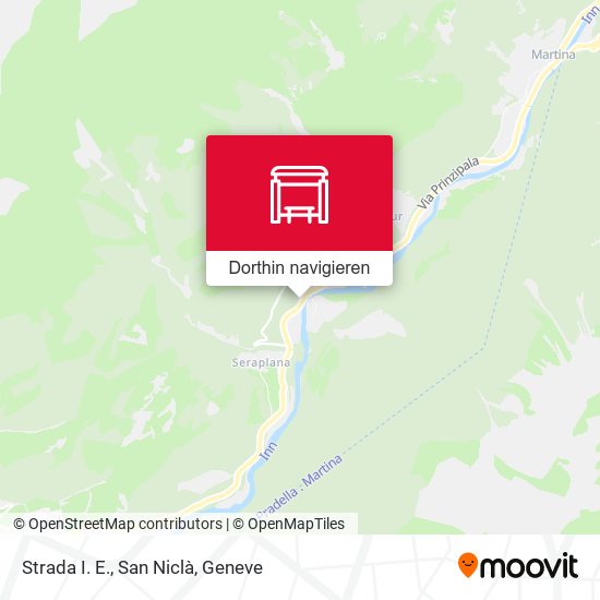Strada I. E., San Niclà Karte