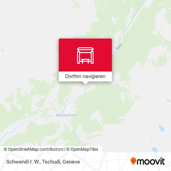 Schwendi I. W., Tschudi Karte