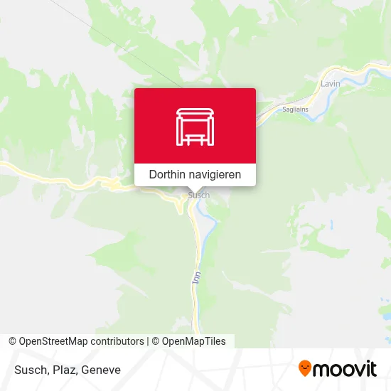 Susch, Plaz Karte