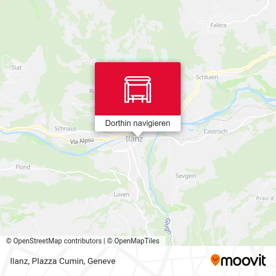 Ilanz, Plazza Cumin Karte