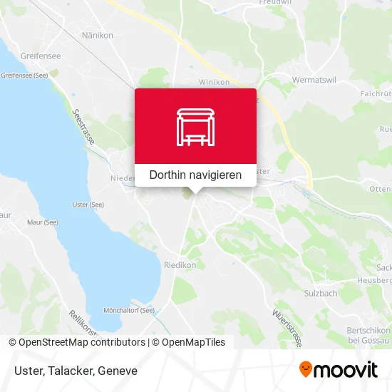 Uster, Talacker Karte