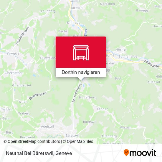 Neuthal Bei Bäretswil Karte