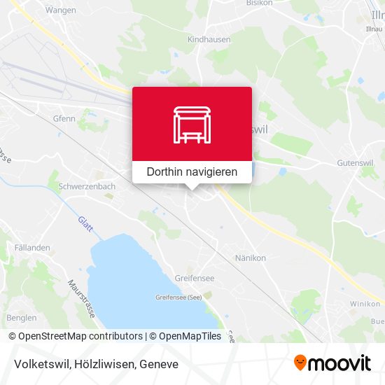 Volketswil, Hölzliwisen Karte