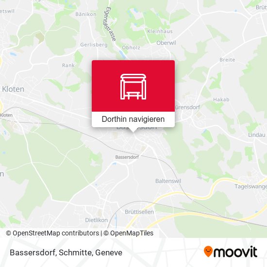 Bassersdorf, Schmitte Karte
