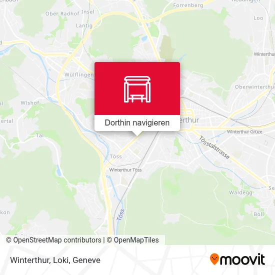 Winterthur, Loki Karte