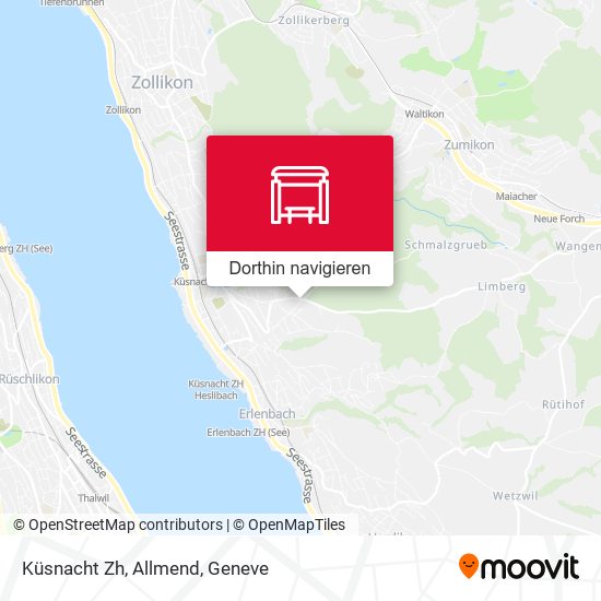 Küsnacht Zh, Allmend Karte