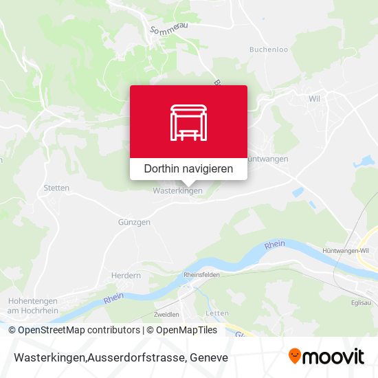 Wasterkingen,Ausserdorfstrasse Karte