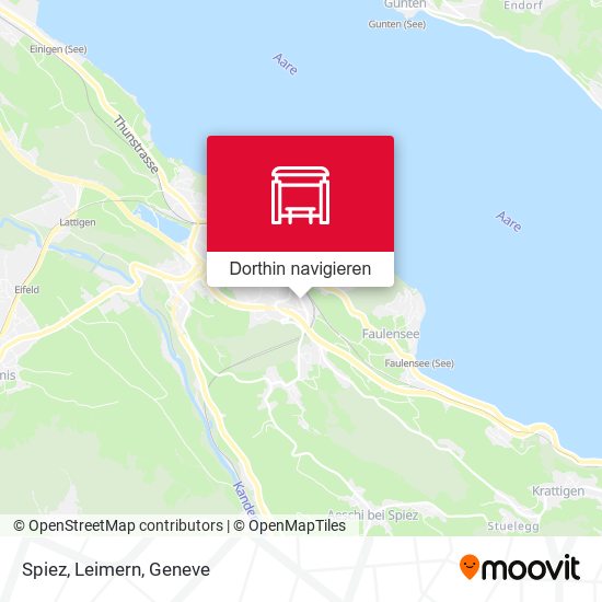 Spiez, Leimern Karte