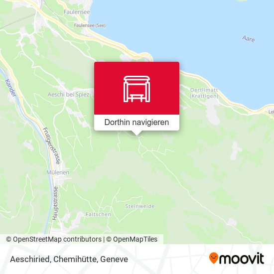 Aeschiried, Chemihütte Karte