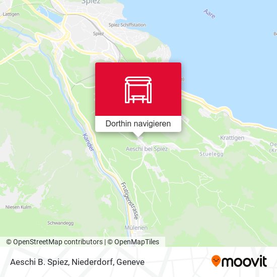 Aeschi B. Spiez, Niederdorf Karte