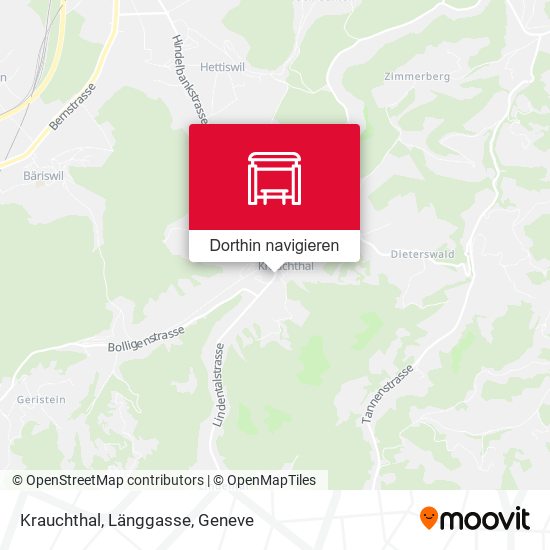 Krauchthal, Länggasse Karte