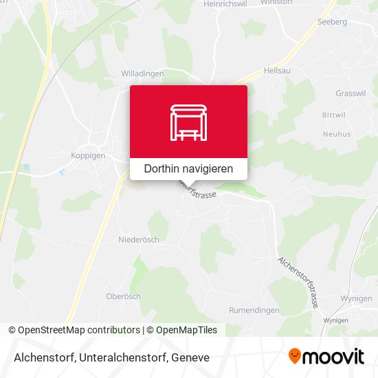 Alchenstorf, Unteralchenstorf Karte