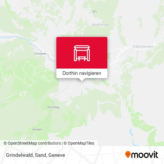 Grindelwald, Sand Karte