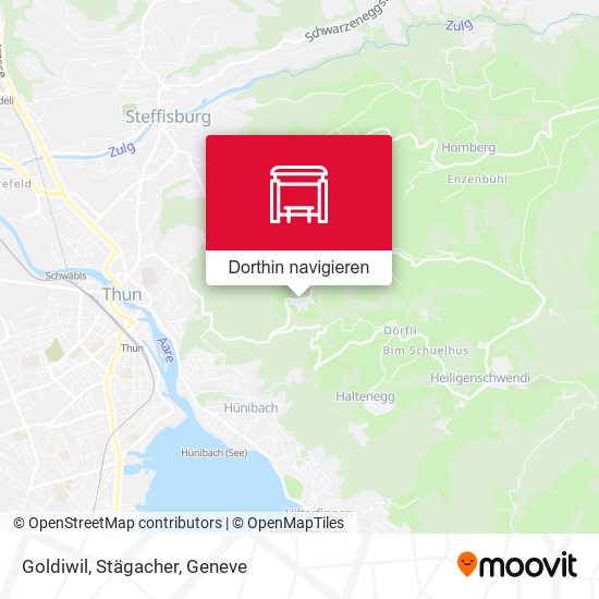 Goldiwil, Stägacher Karte