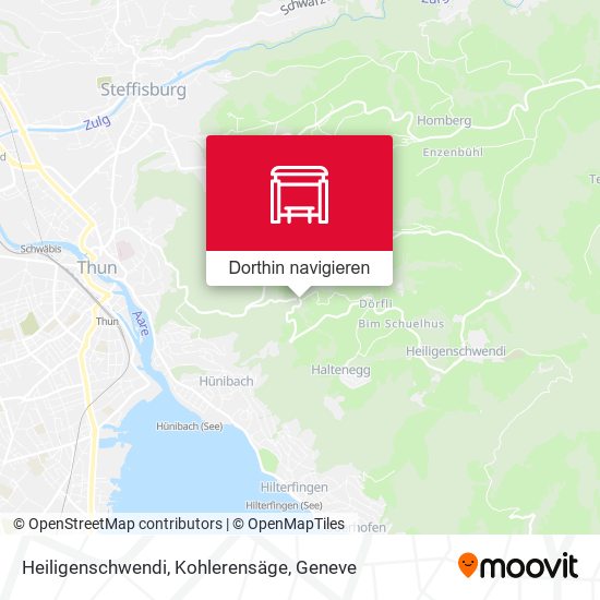 Heiligenschwendi, Kohlerensäge Karte