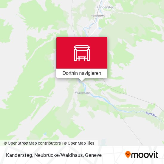 Kandersteg, Neubrücke/Waldhaus Karte