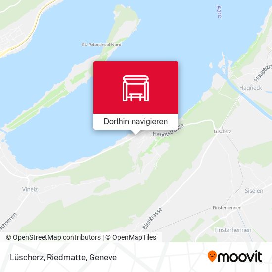 Lüscherz, Riedmatte Karte