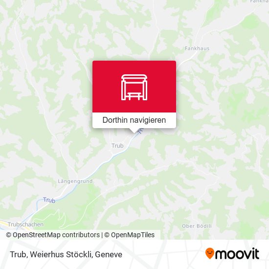 Trub, Weierhus Stöckli Karte