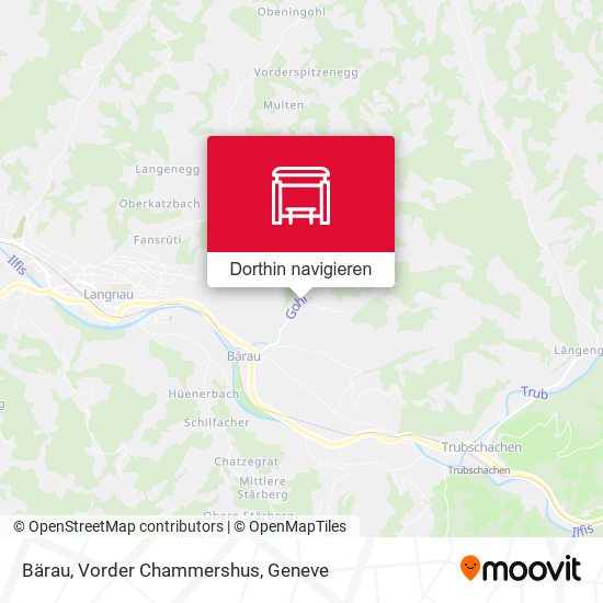 Bärau, Vorder Chammershus Karte