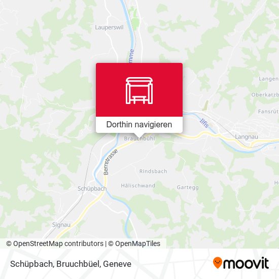 Schüpbach, Bruuchbüel Karte