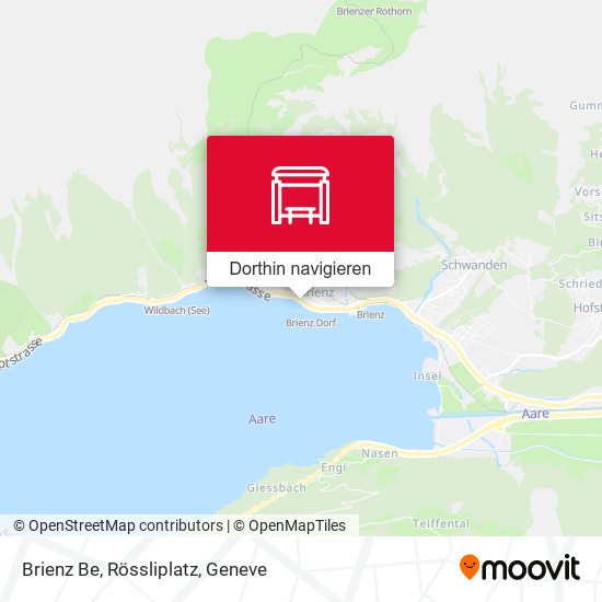 Brienz Be, Rössliplatz Karte