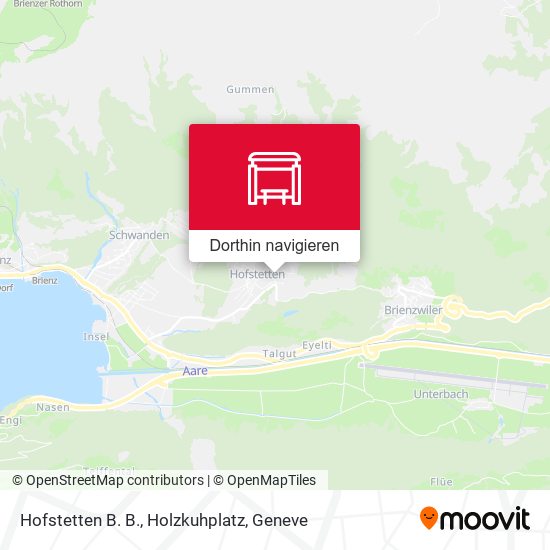 Hofstetten B. B., Holzkuhplatz Karte