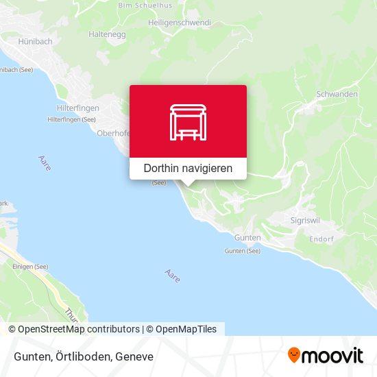 Gunten, Örtliboden Karte