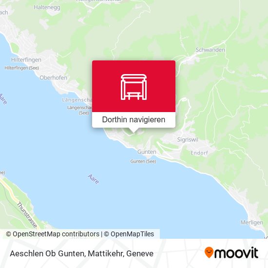Aeschlen Ob Gunten, Mattikehr Karte