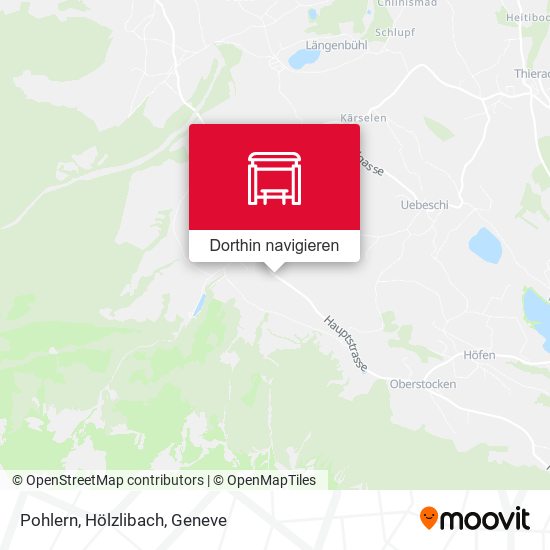 Pohlern, Hölzlibach Karte