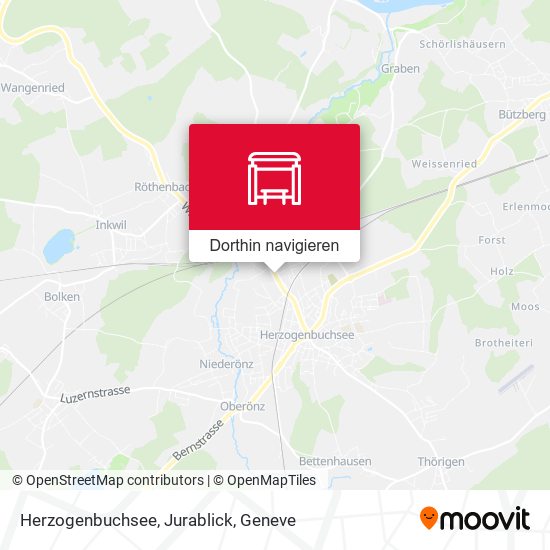 Herzogenbuchsee, Jurablick Karte