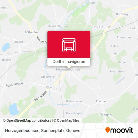 Herzogenbuchsee, Sonnenplatz Karte