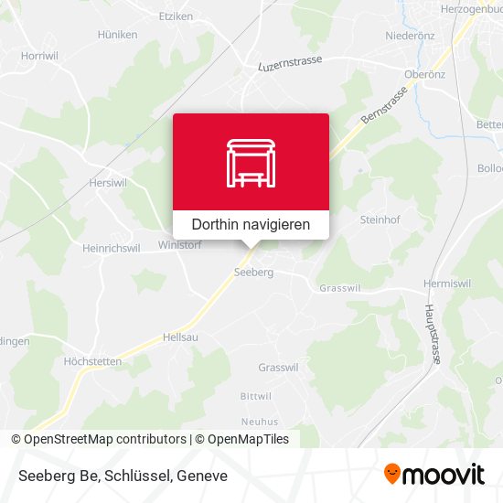 Seeberg Be, Schlüssel Karte