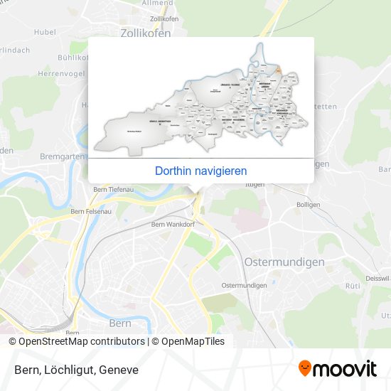 Bern, Löchligut Karte