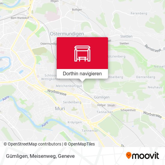 Gümligen, Meisenweg Karte