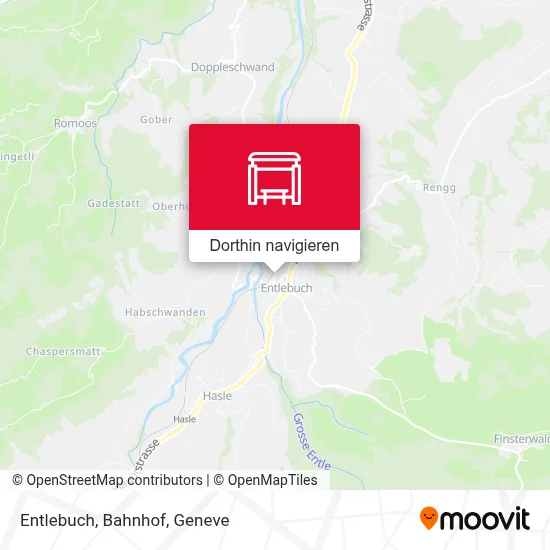 Entlebuch, Bahnhof Karte