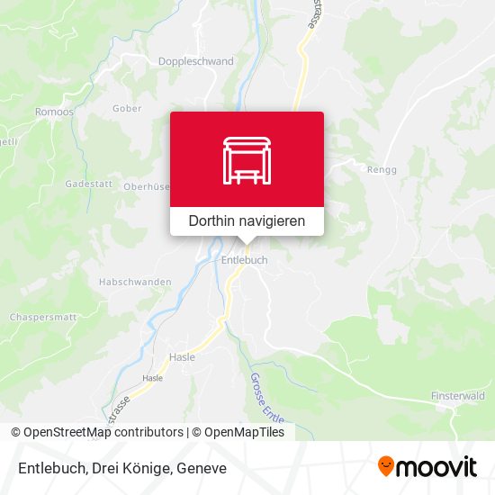 Entlebuch, Drei Könige Karte