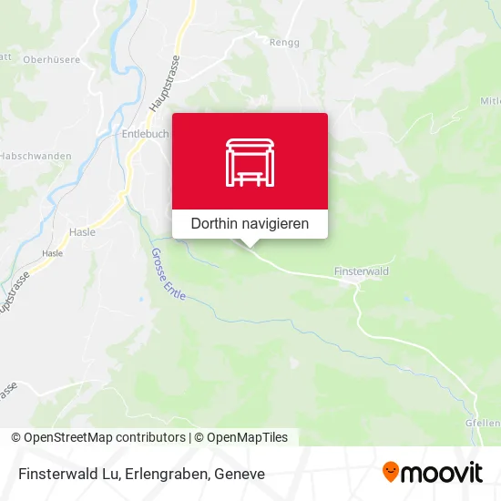 Finsterwald Lu, Erlengraben Karte