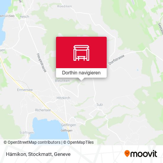 Hämikon, Stockmatt Karte